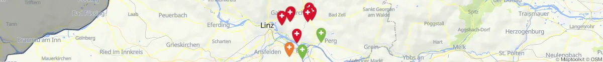 Kartenansicht für Apotheken-Notdienste in der Nähe von Katsdorf (Perg, Oberösterreich)